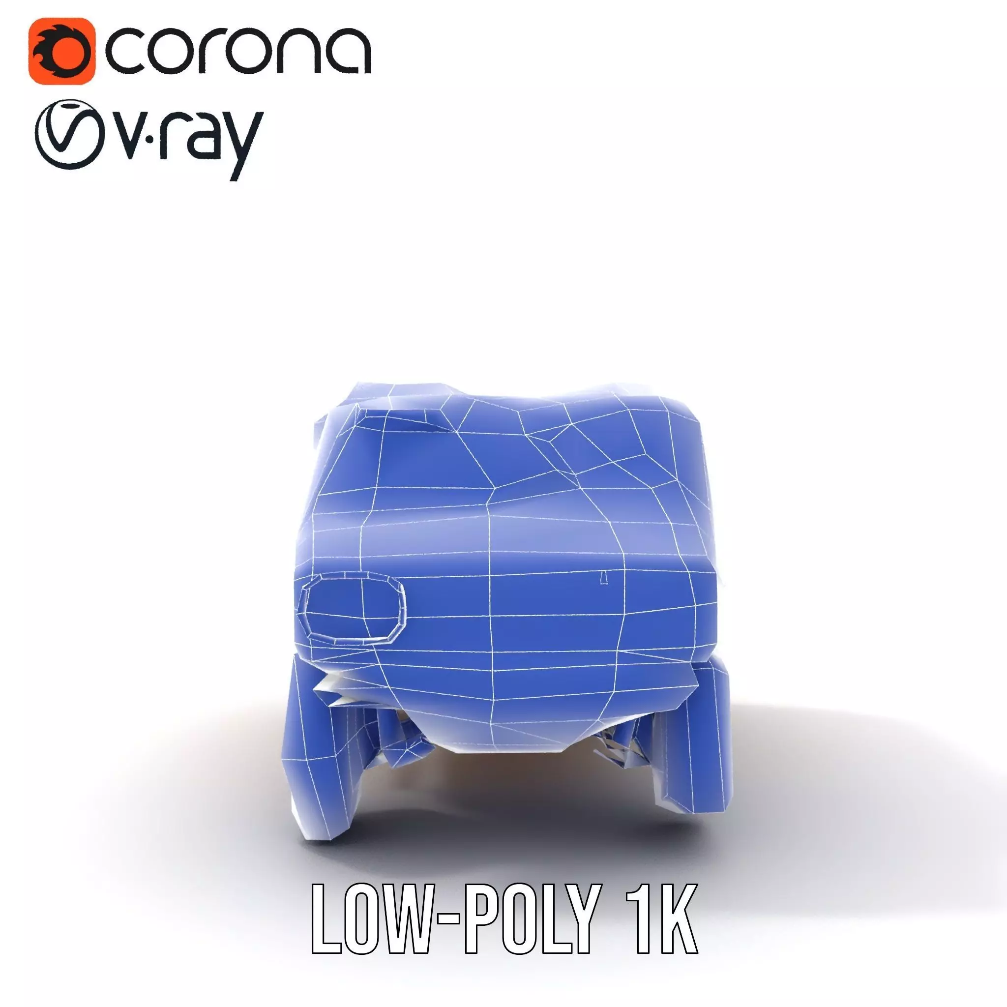 Desert Camouflage Armored Vehicle model pack Low-poly 3D model_32