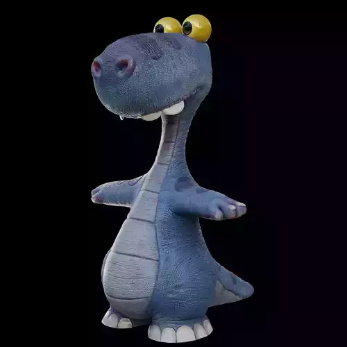 Cute cartoon dinosaur