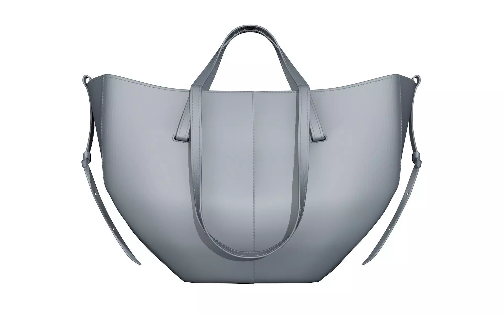 Handbag Camel tote with stitches  3D print model_13