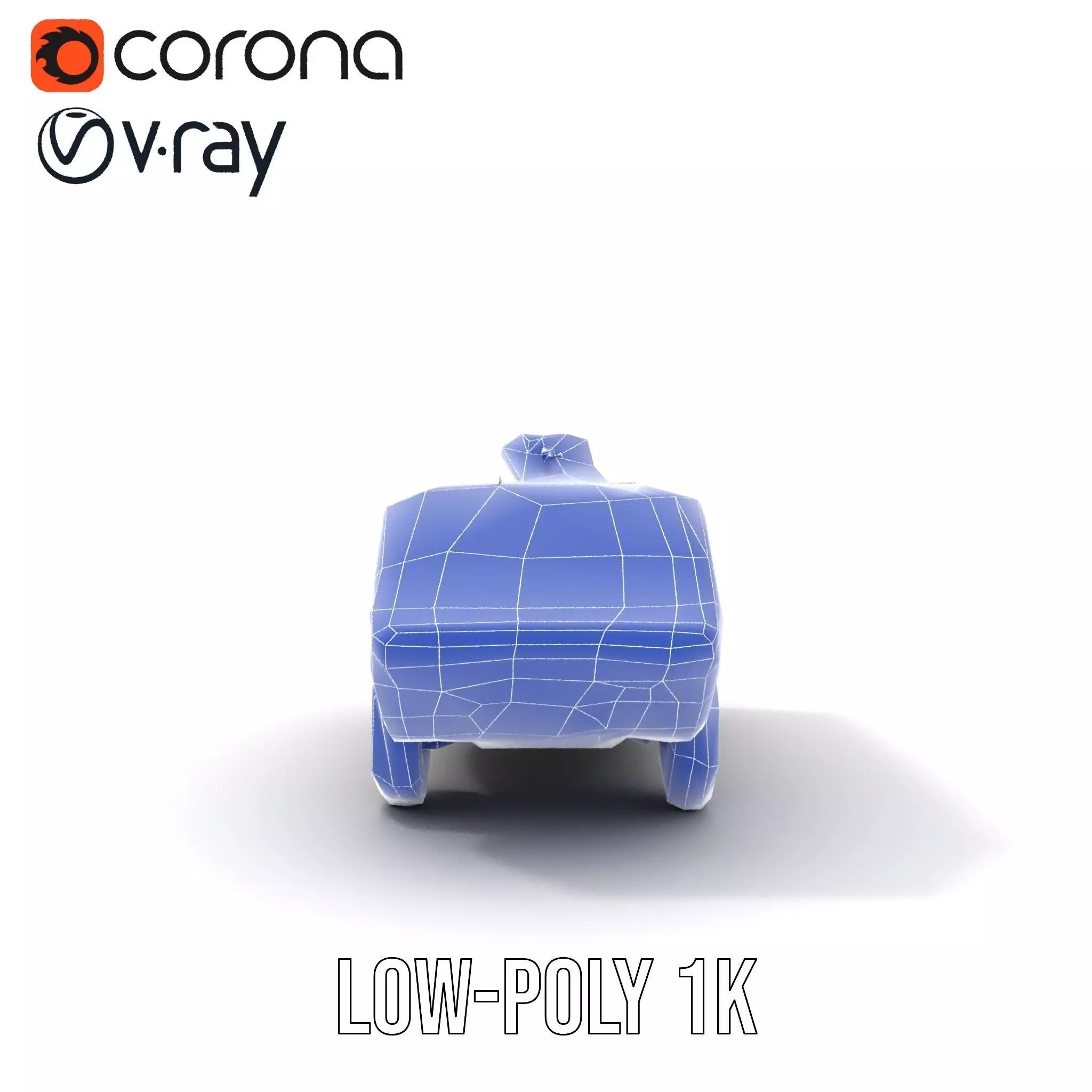 Camouflage Armored Vehicle model pack Low-poly 3D model_14