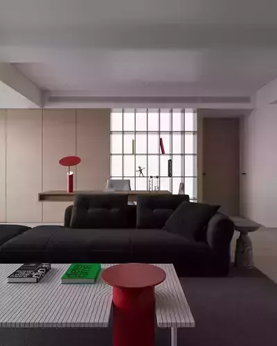 modern living  room interior 