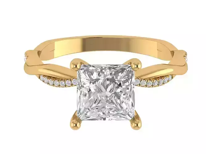  PRINCESS ENGAGEMENT RING