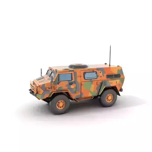 Desert Camo Armored Vehicle model pack