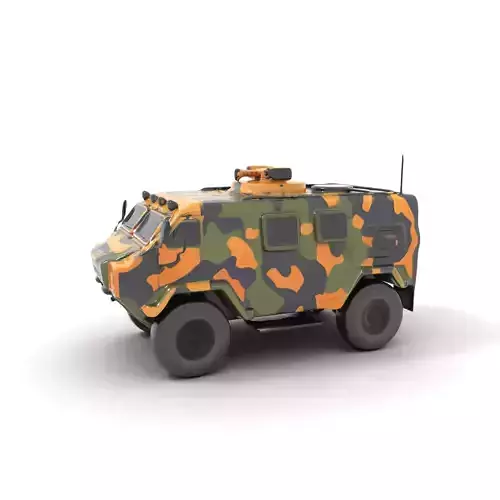 Camo Armored Vehicle model pack