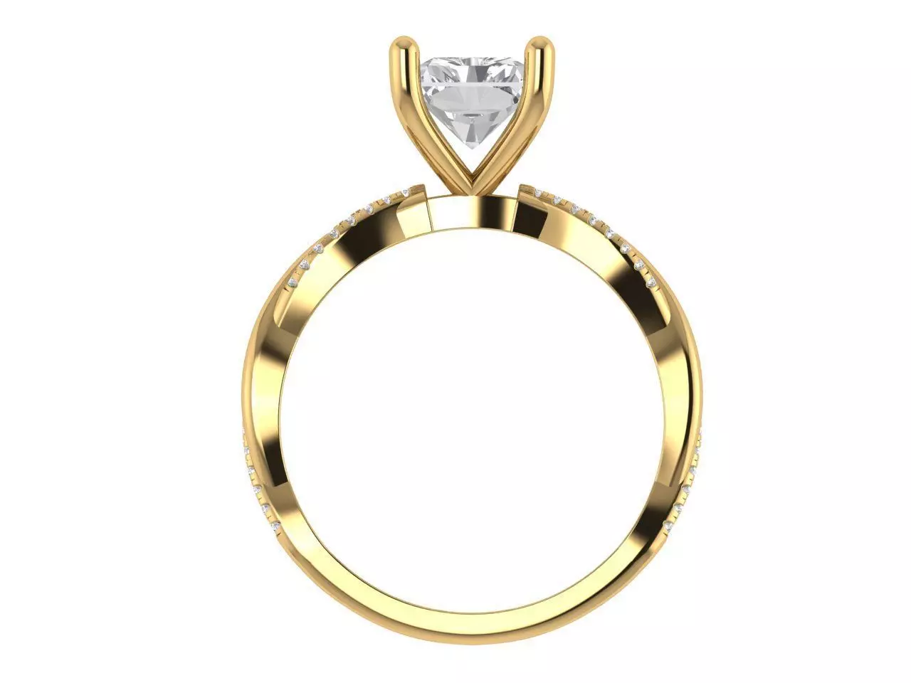 RADIANT ENGAGEMENT RING 3D print model_5