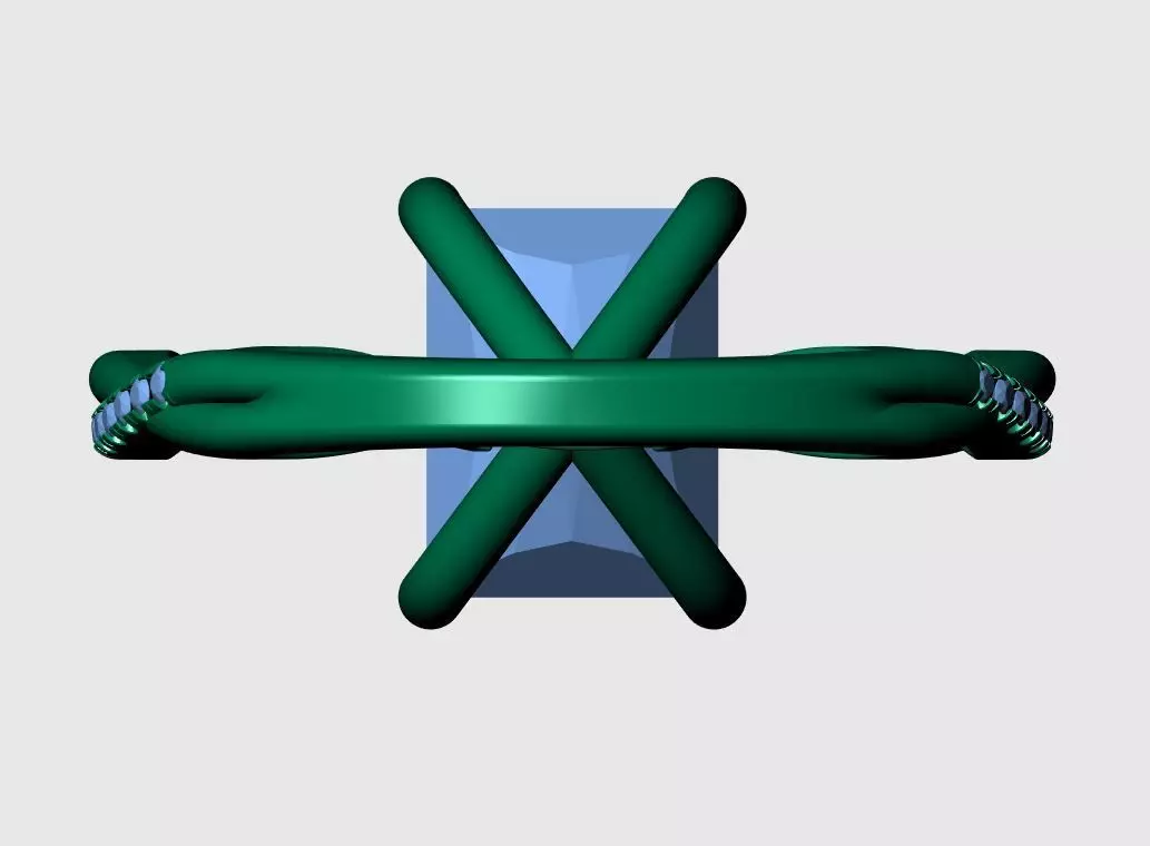 RADIANT ENGAGEMENT RING 3D print model_10