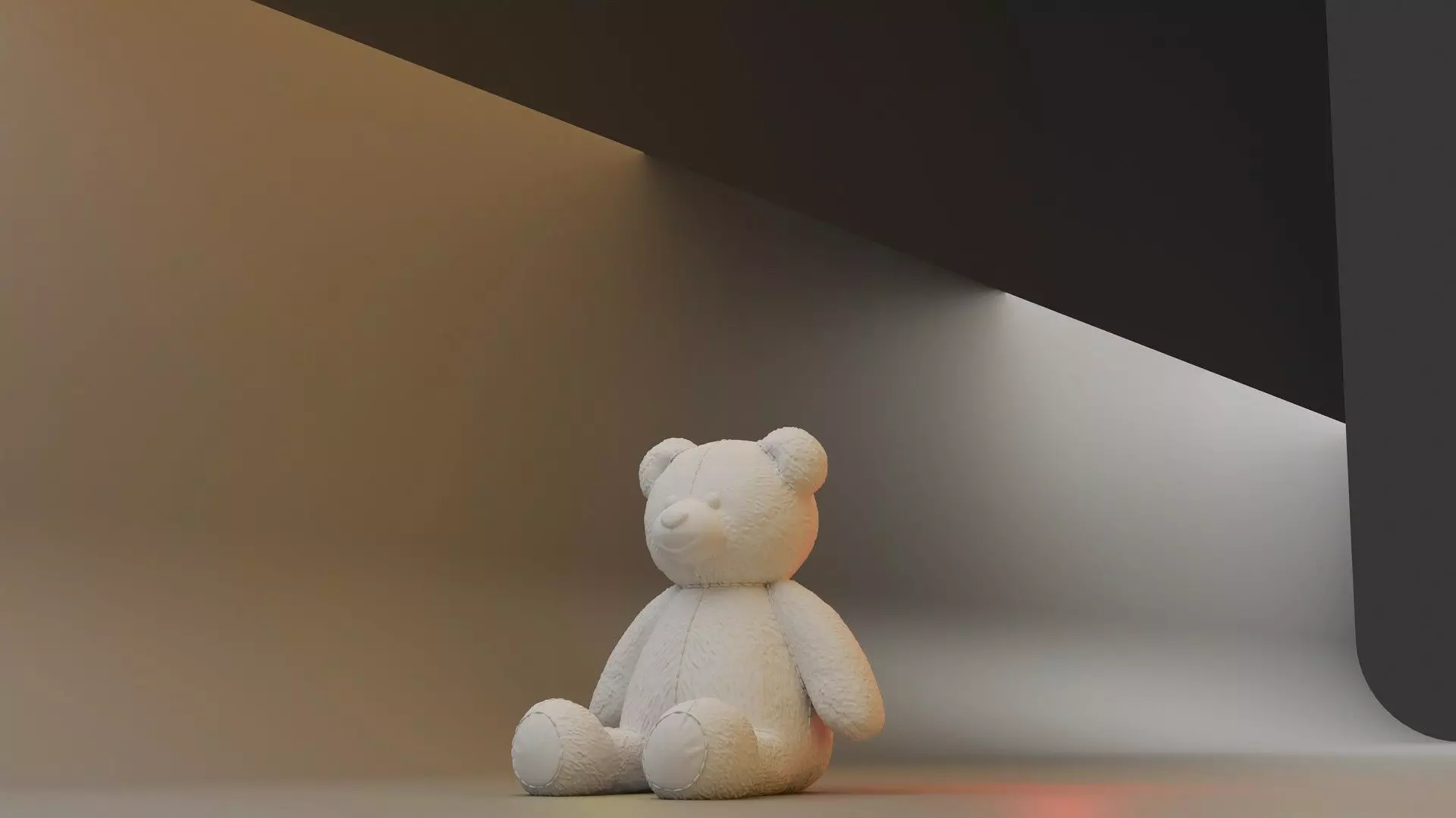 Dollhouse Teddy Bear Vintage toy for Christmas 3D print model_10