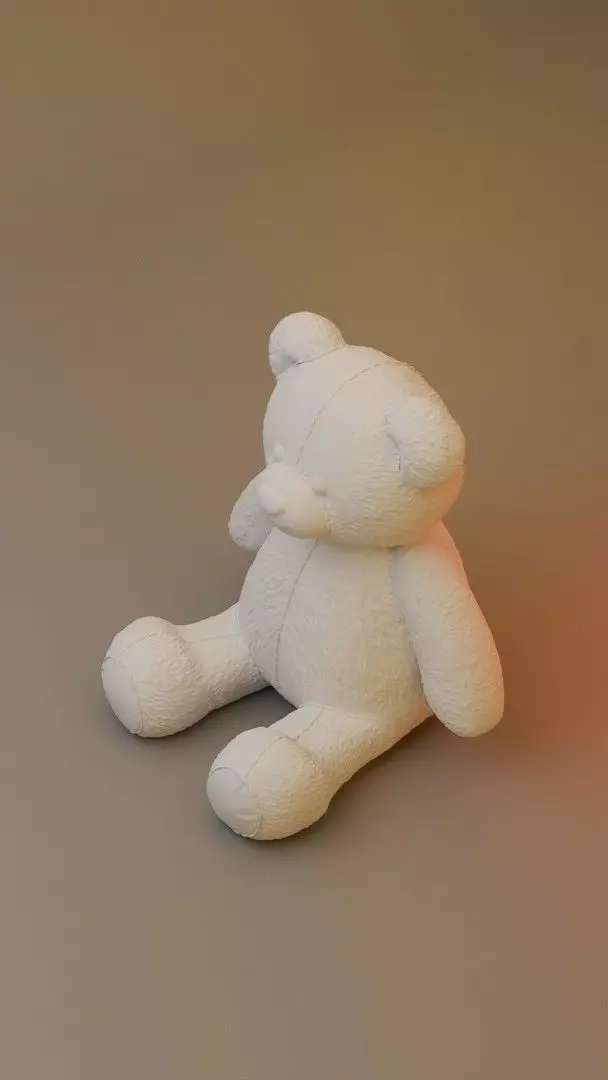 Dollhouse Teddy Bear Vintage toy for Christmas 3D print model_13