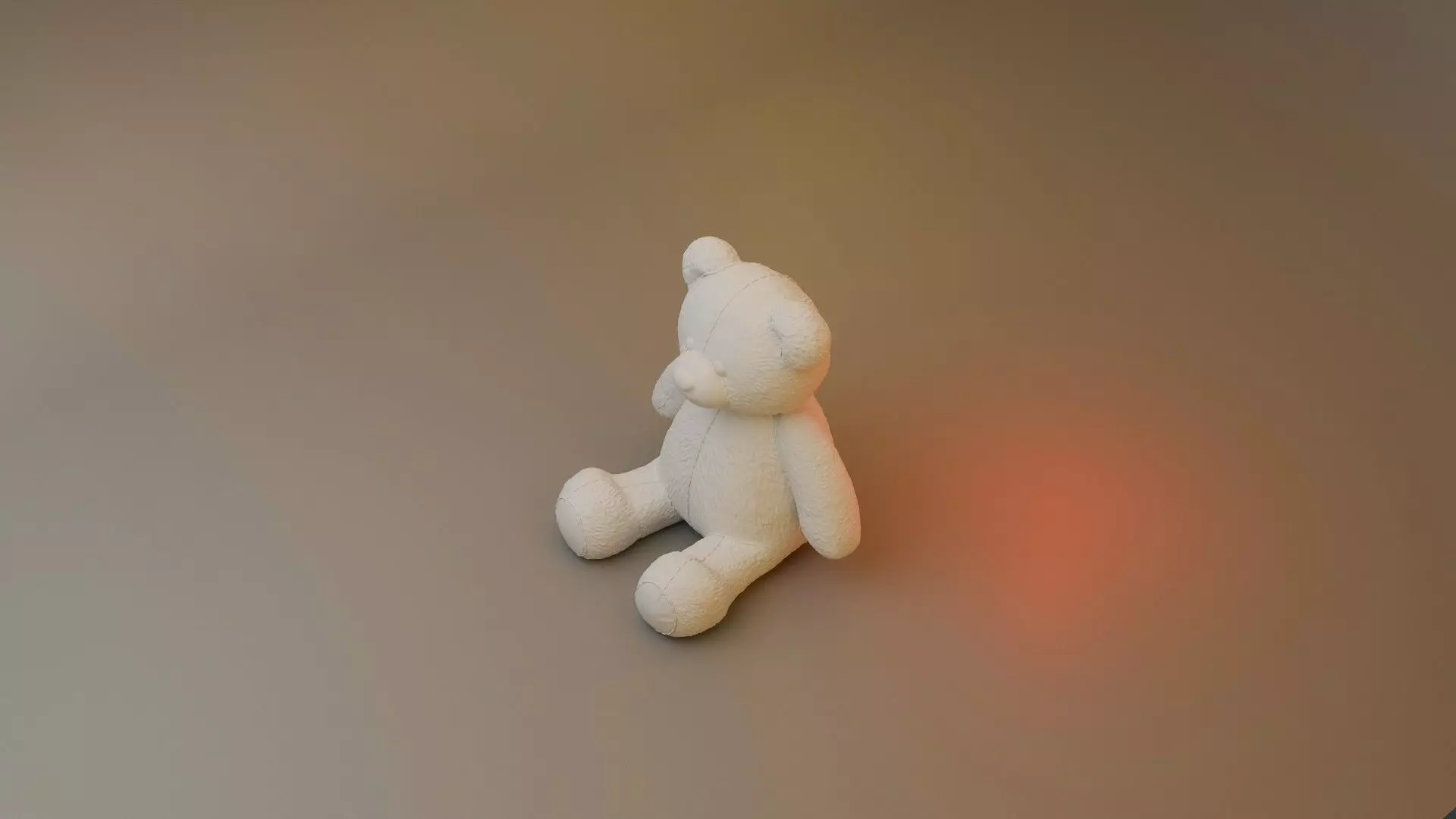 Dollhouse Teddy Bear Vintage toy for Christmas 3D print model_8