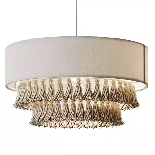 Sabi Fabric Ceiling Chandelier