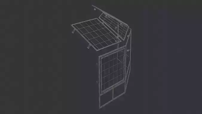 Drill Room Cage - Industrial Interior Decor