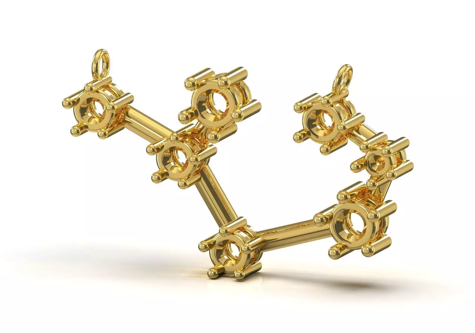 Rainbow Constellation stl 3dm Pendant model jp0365 3D print model_18