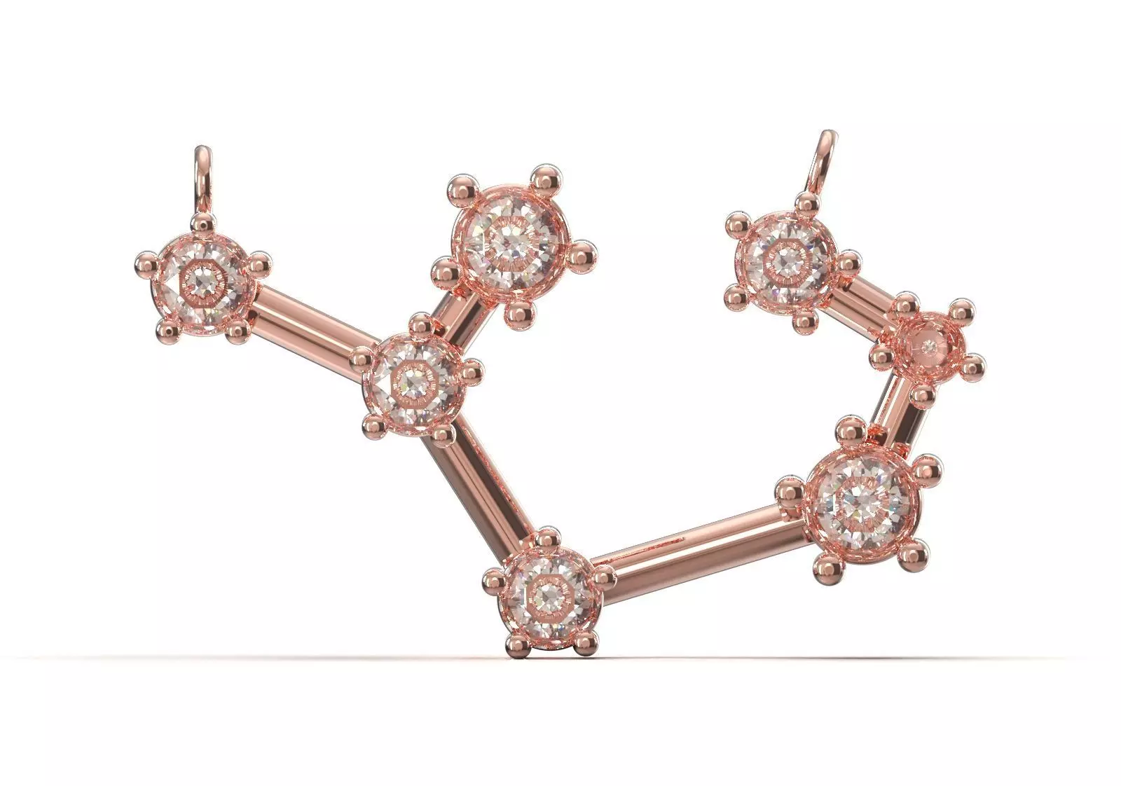 Rainbow Constellation stl 3dm Pendant model jp0365 3D print model_14