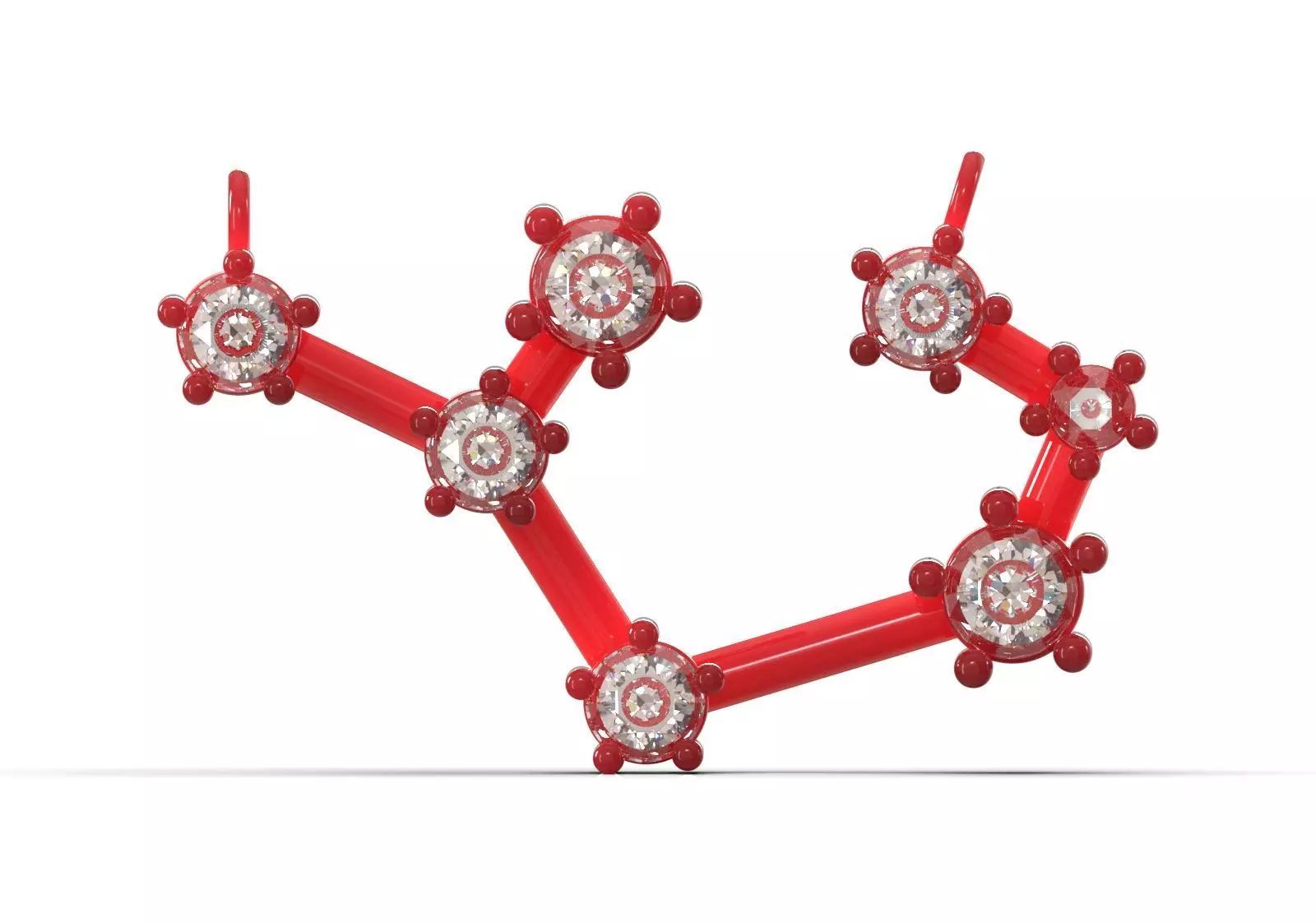 Rainbow Constellation stl 3dm Pendant model jp0365 3D print model_15