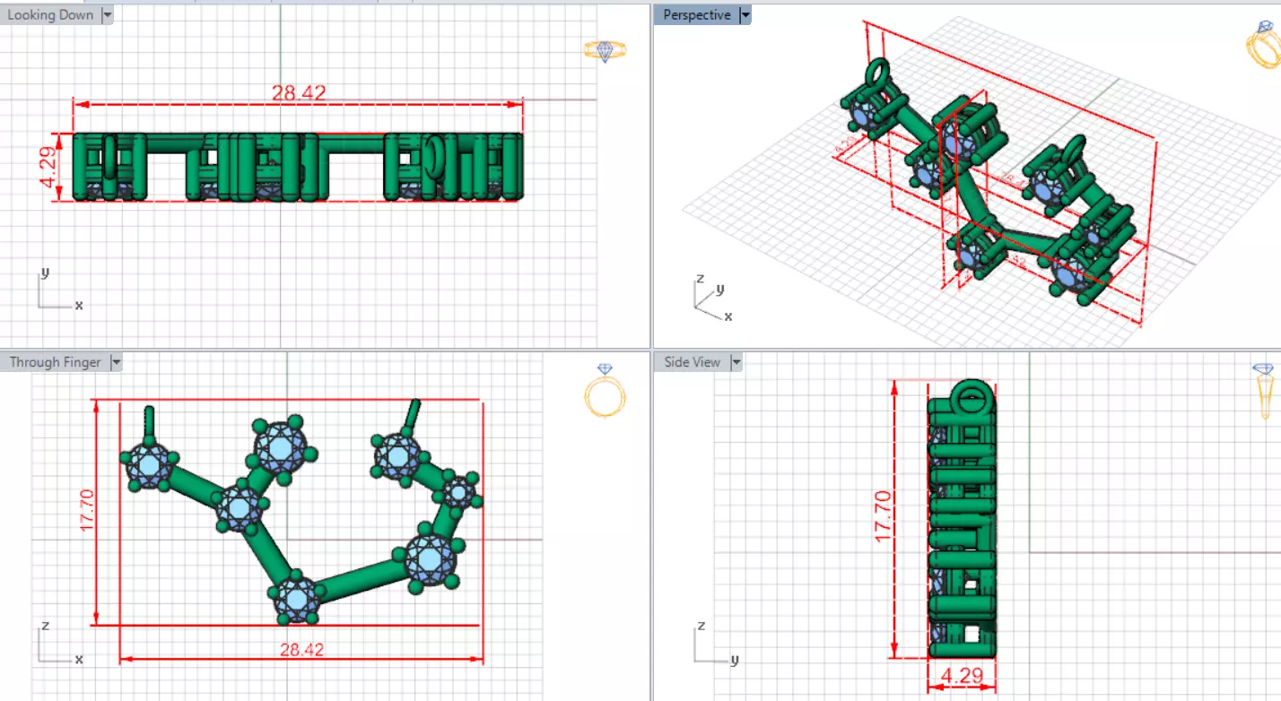 Rainbow Constellation stl 3dm Pendant model jp0365 3D print model_19
