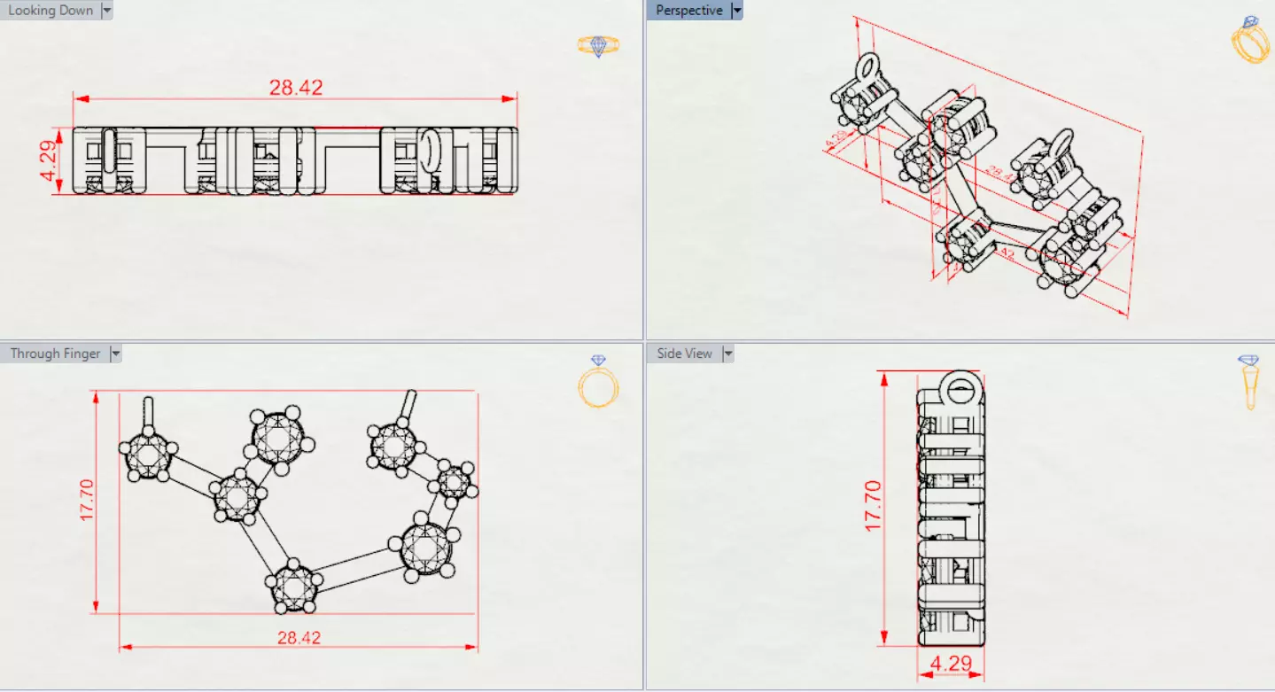 Rainbow Constellation stl 3dm Pendant model jp0365 3D print model_21