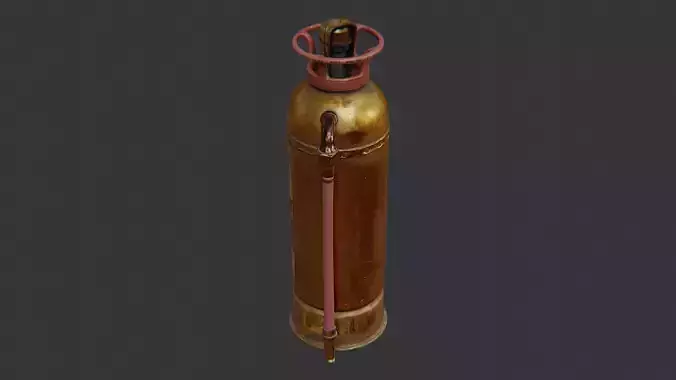 Vintage Fire Extinguisher Prop CH3