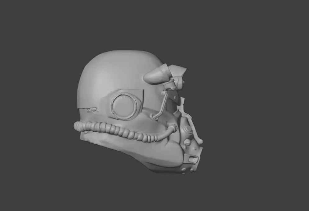 Power Armor Sentinel Low-poly 3D model_17