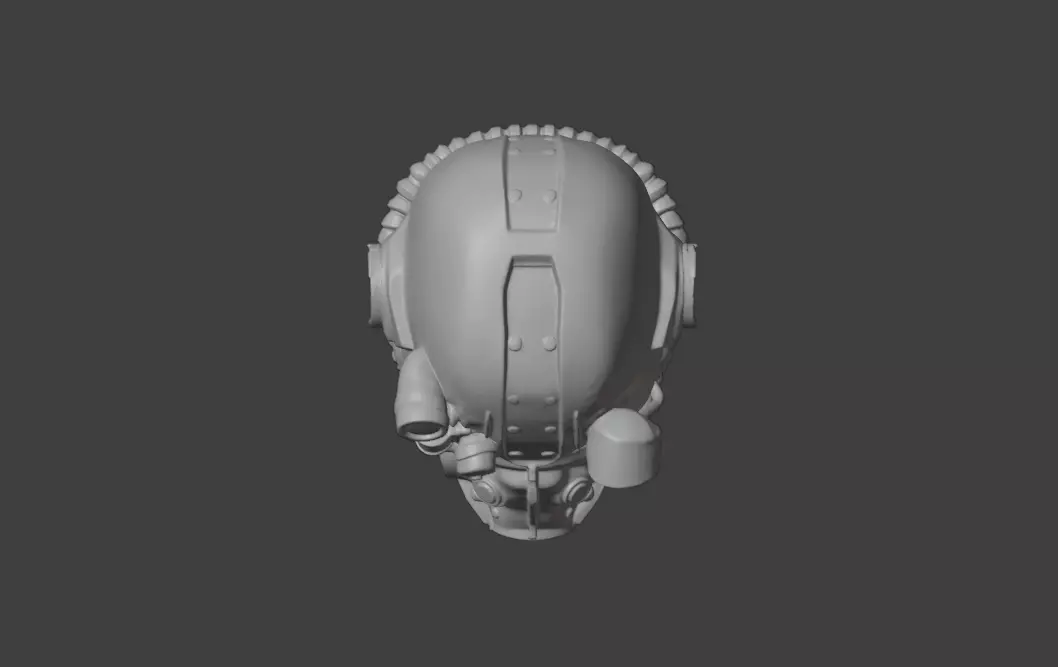 Power Armor Sentinel Low-poly 3D model_20