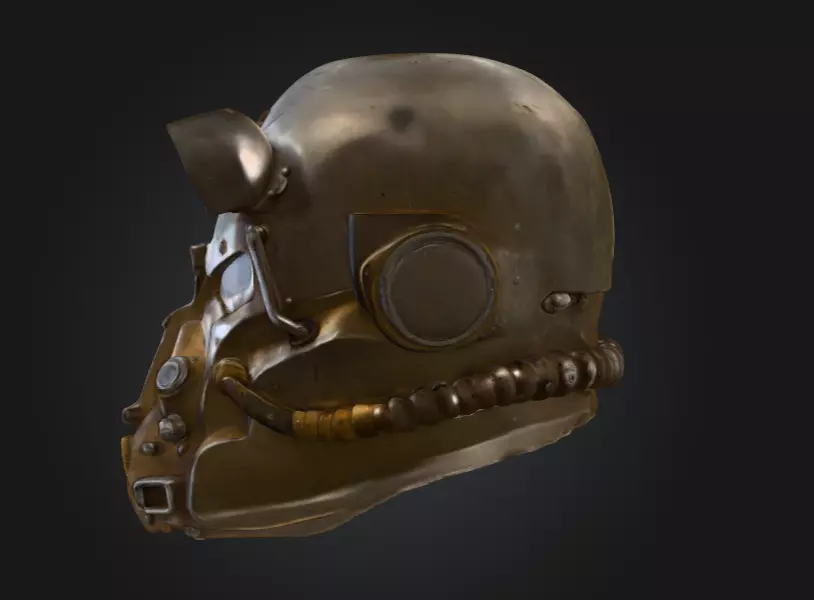 Power Armor Sentinel Low-poly 3D model_2