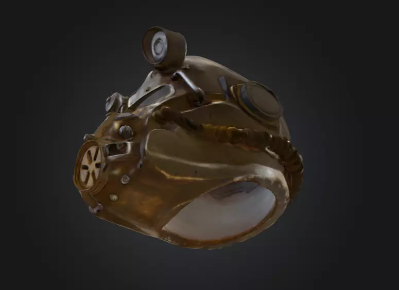 Power Armor Sentinel Low-poly 3D model_12