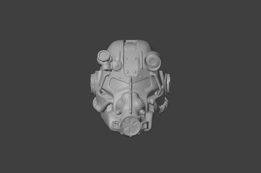 Power Armor Sentinel Low-poly 3D model_16