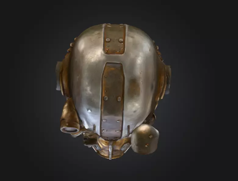 Power Armor Sentinel Low-poly 3D model_14