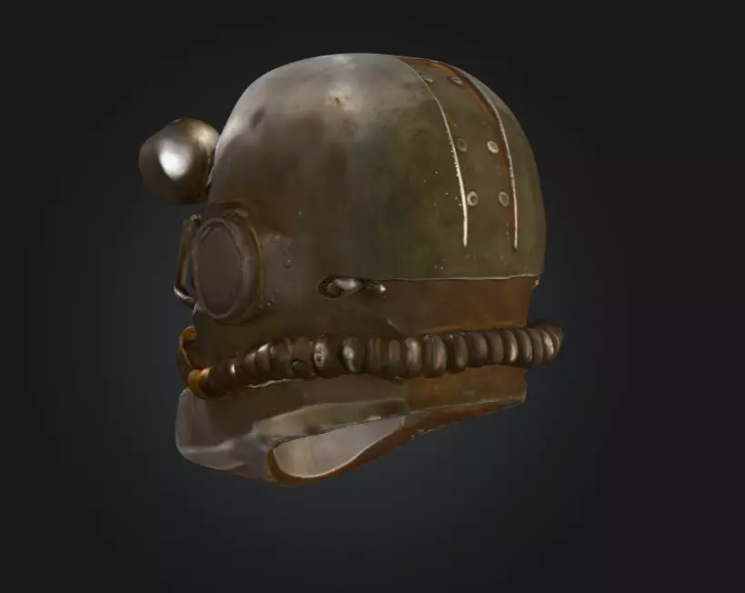 Power Armor Sentinel Low-poly 3D model_3