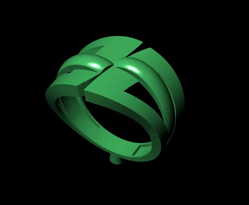 Rings 3D print model_2