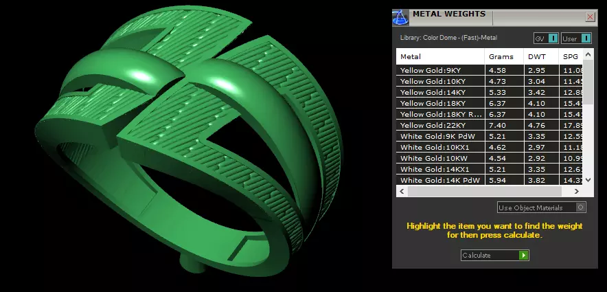 Rings 3D print model_3