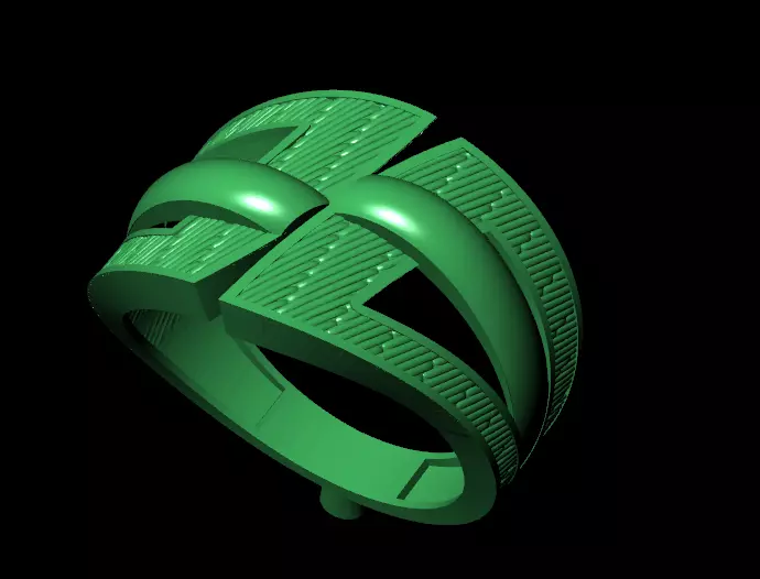 Rings 3D print model_2