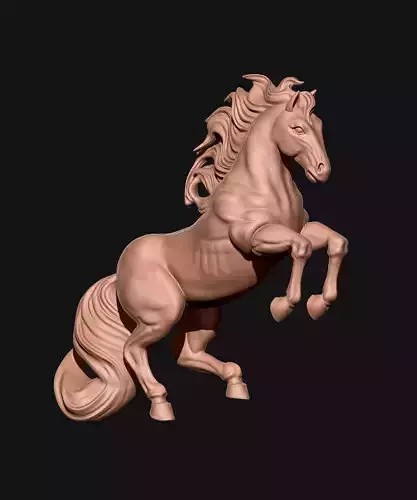 horse pendant 3d print model