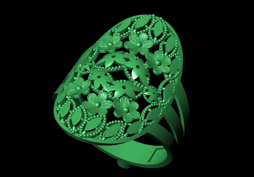 Rings 3D print model_2