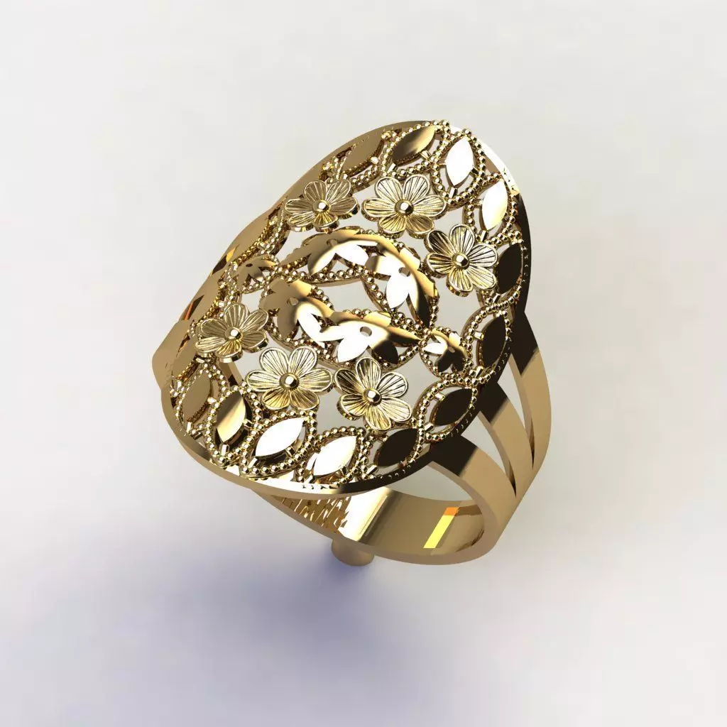 Rings 3D print model_0