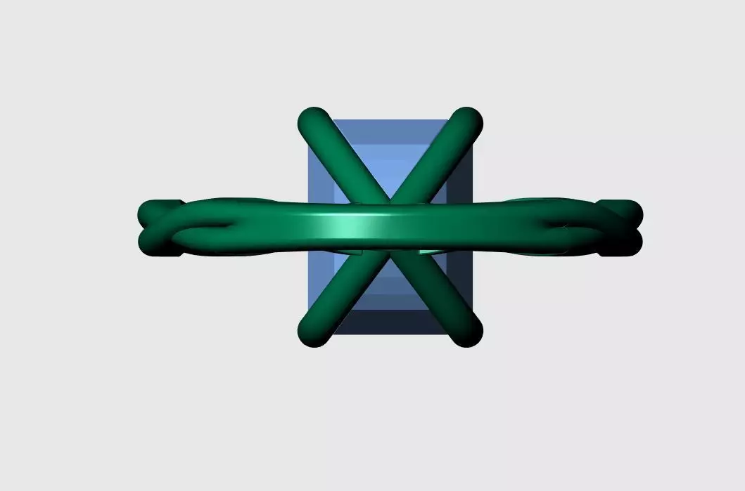 EMERALD STONE RING 3D print model_10