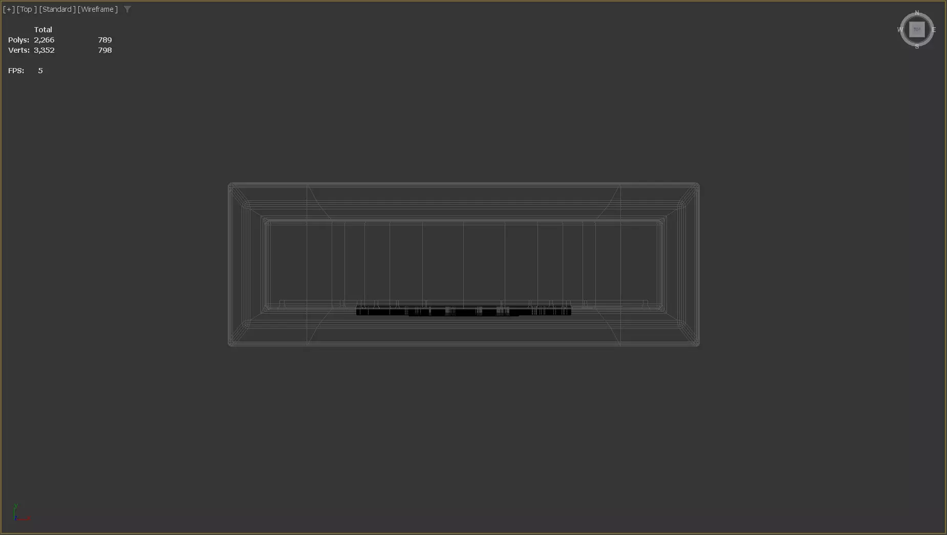 Stylized Low-Poly Gravestone Low-poly 3D model_13