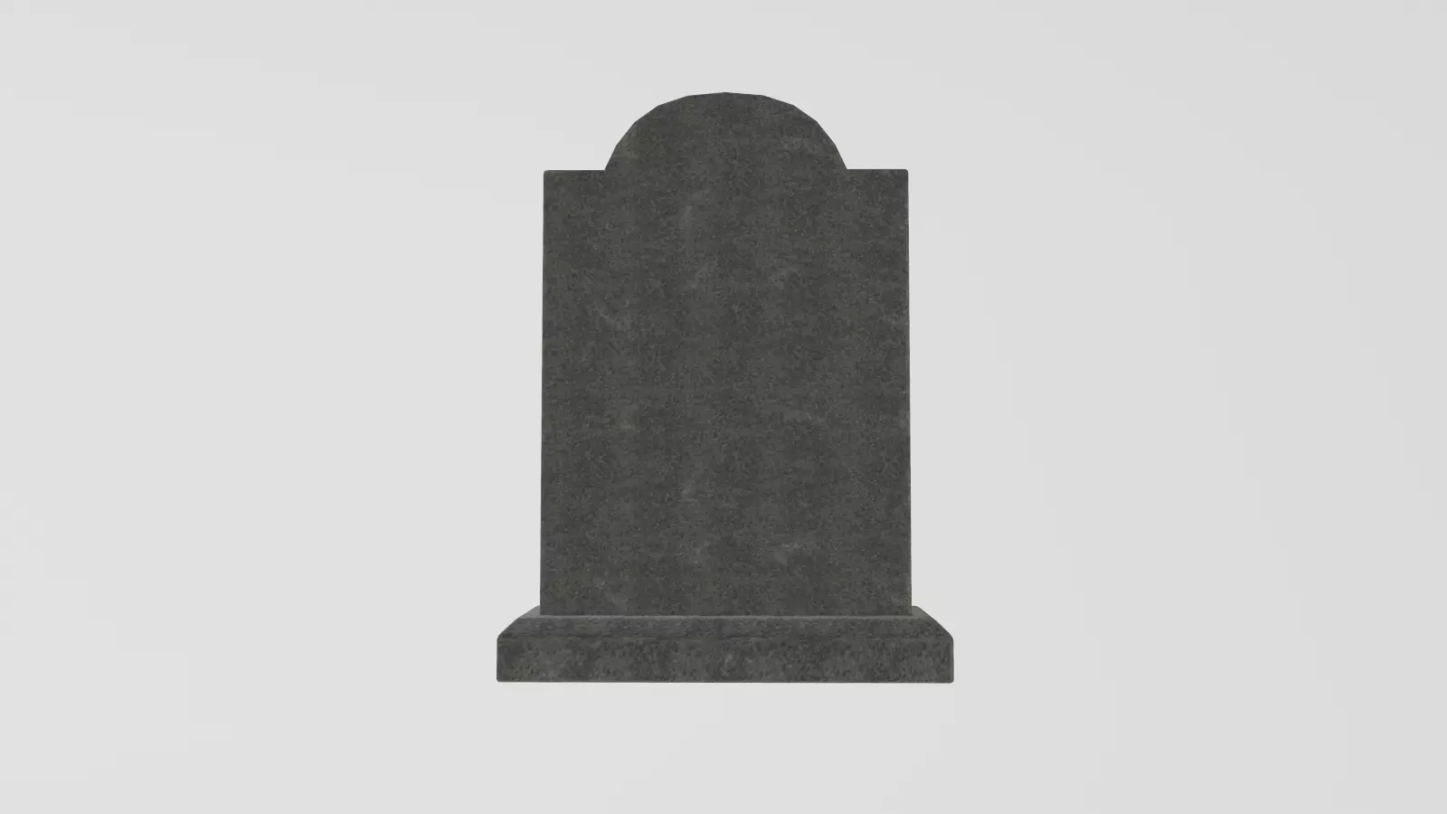 Stylized Low-Poly Gravestone Low-poly 3D model_6