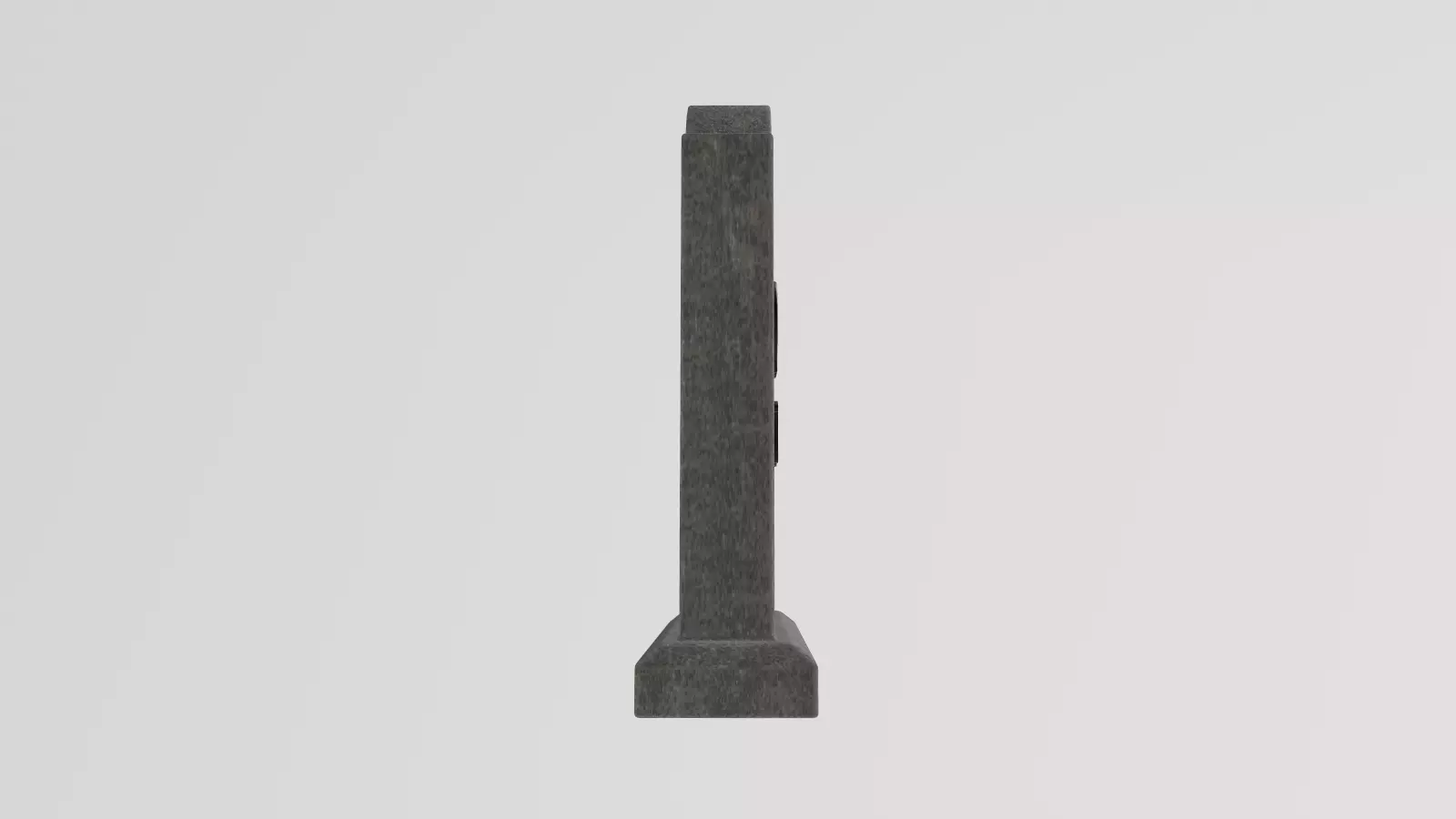 Stylized Low-Poly Gravestone Low-poly 3D model_7