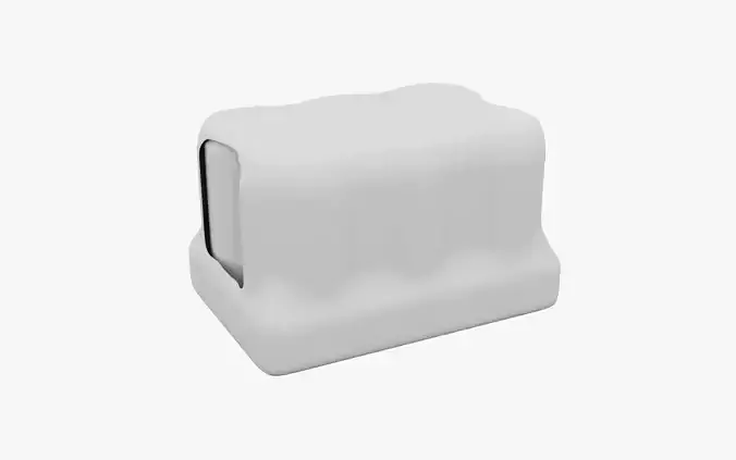 Lime Soda Can Pack of 6 3D model 6