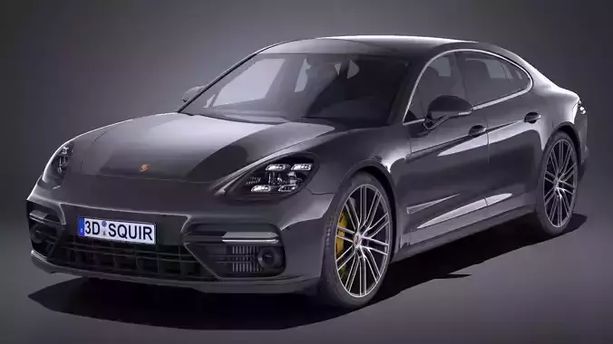 Porsche Panamera Turbo 2017 3D model