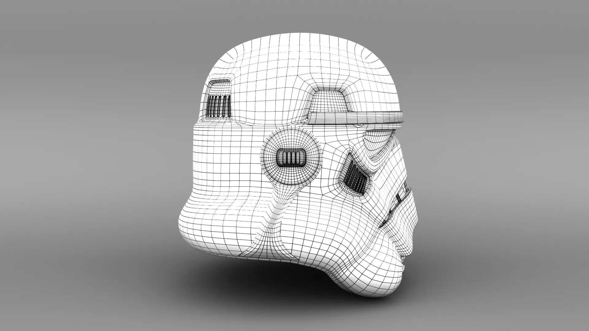 Stormtrooper Helmet - Star Wars 3D model_14