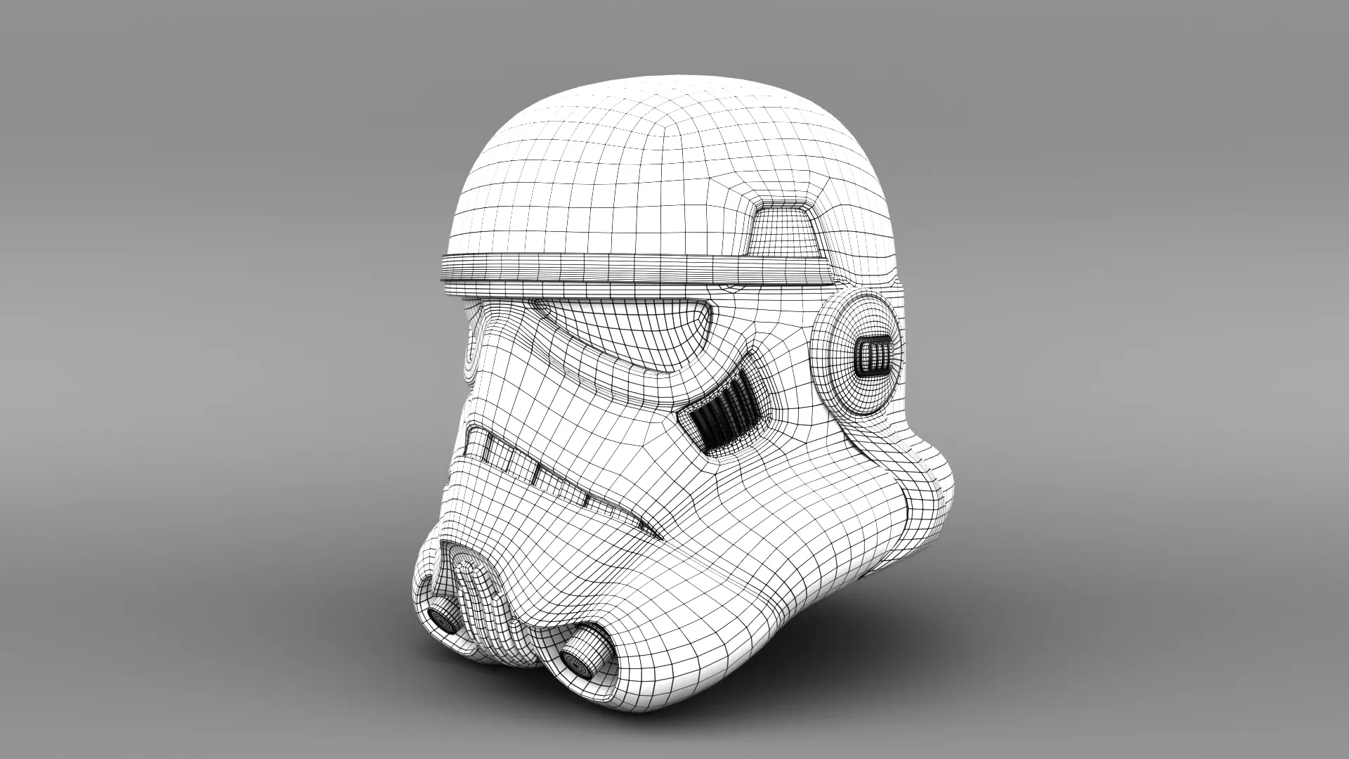 Stormtrooper Helmet - Star Wars 3D model_16