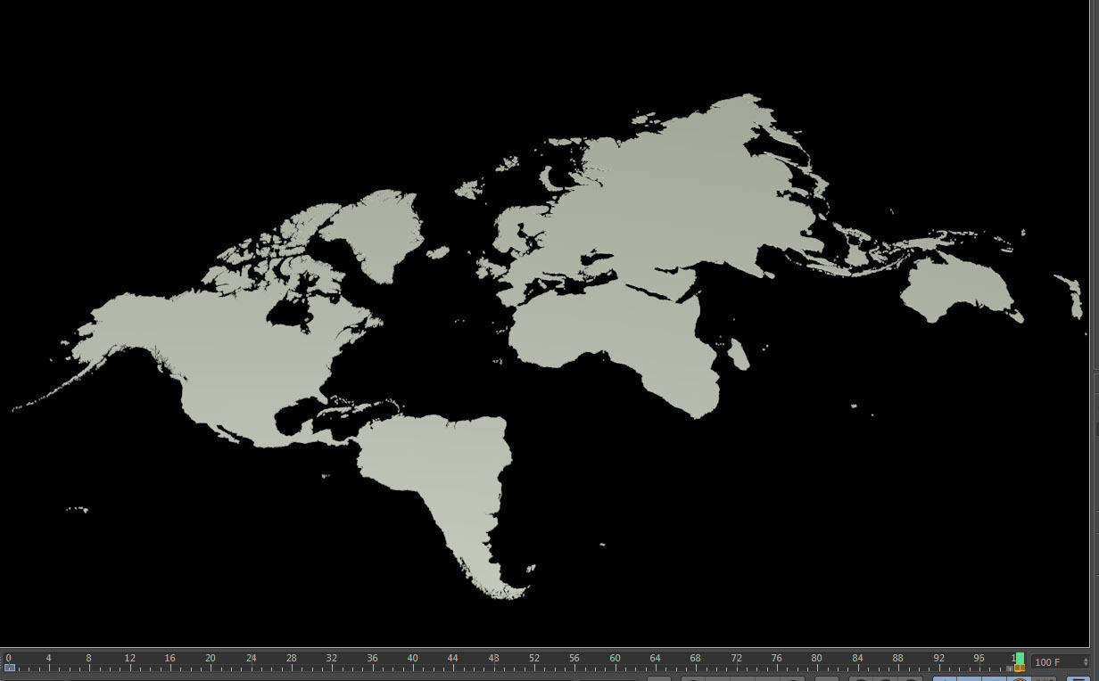 AS WorldMap FX Animated Low-poly 3D model_2