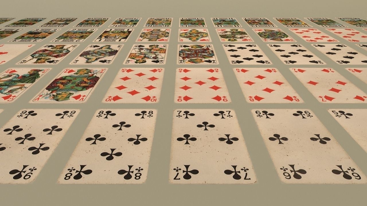 CARD GAME---Tarot Nouveau Low-poly 3D model_17