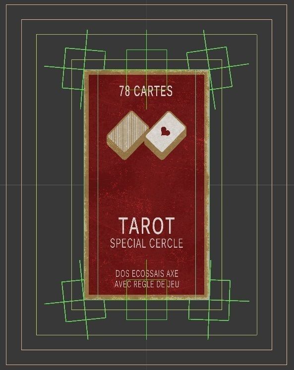 CARD GAME---Tarot Nouveau Low-poly 3D model_20