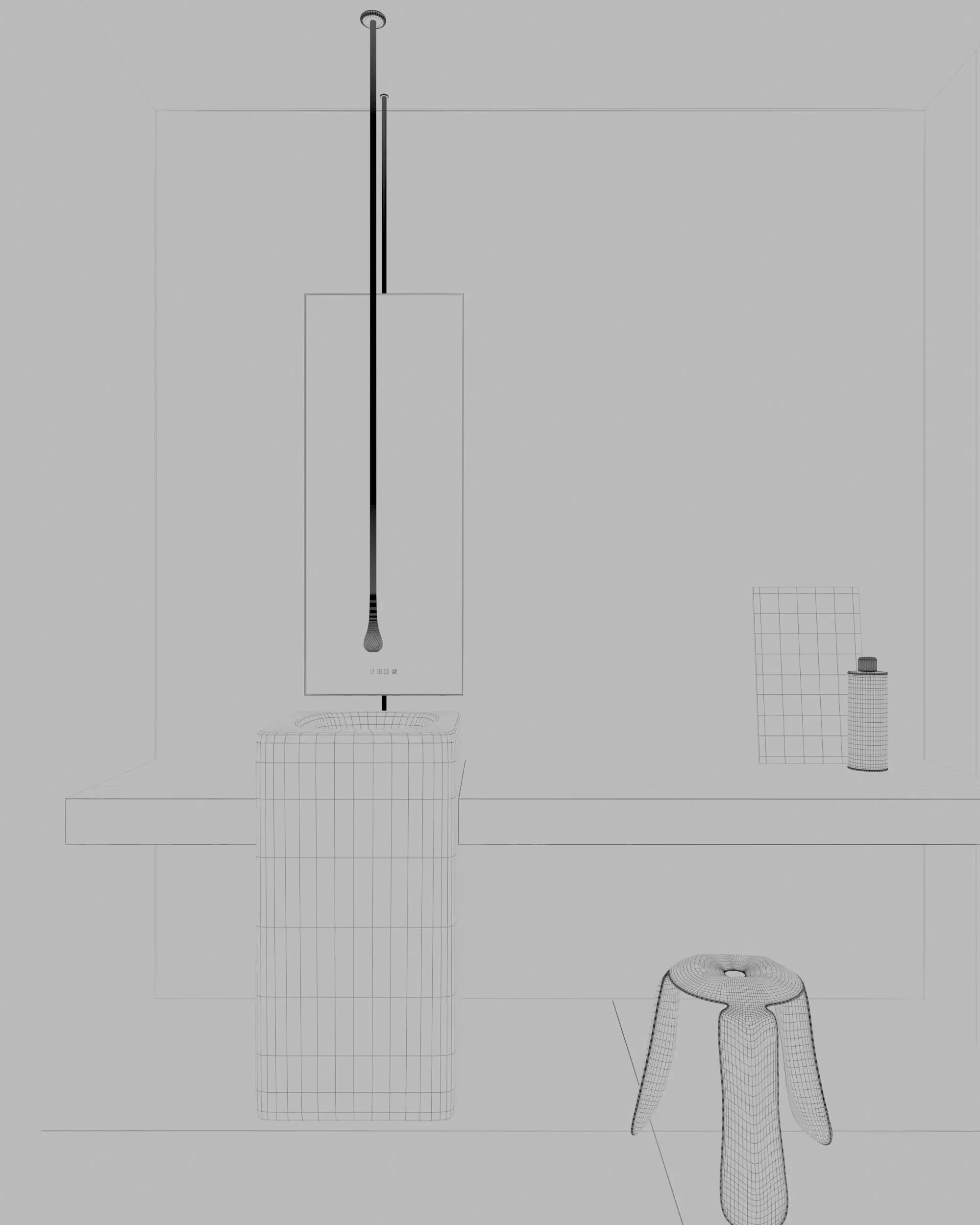 Bedroom interior scenes 3D model_5