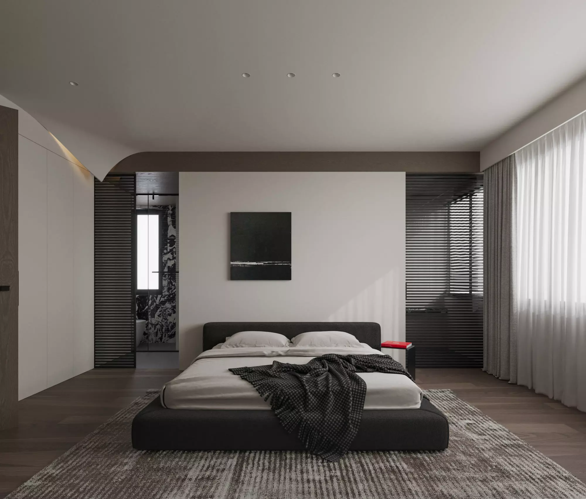 Bedroom interior scenes 3D model_0