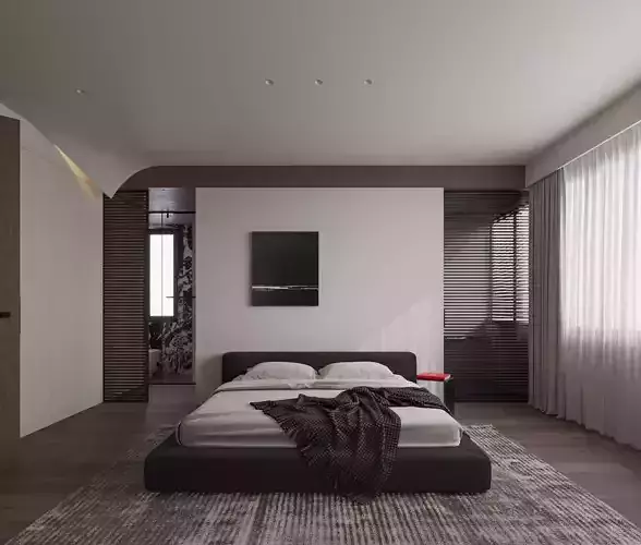 Bedroom interior scenes 