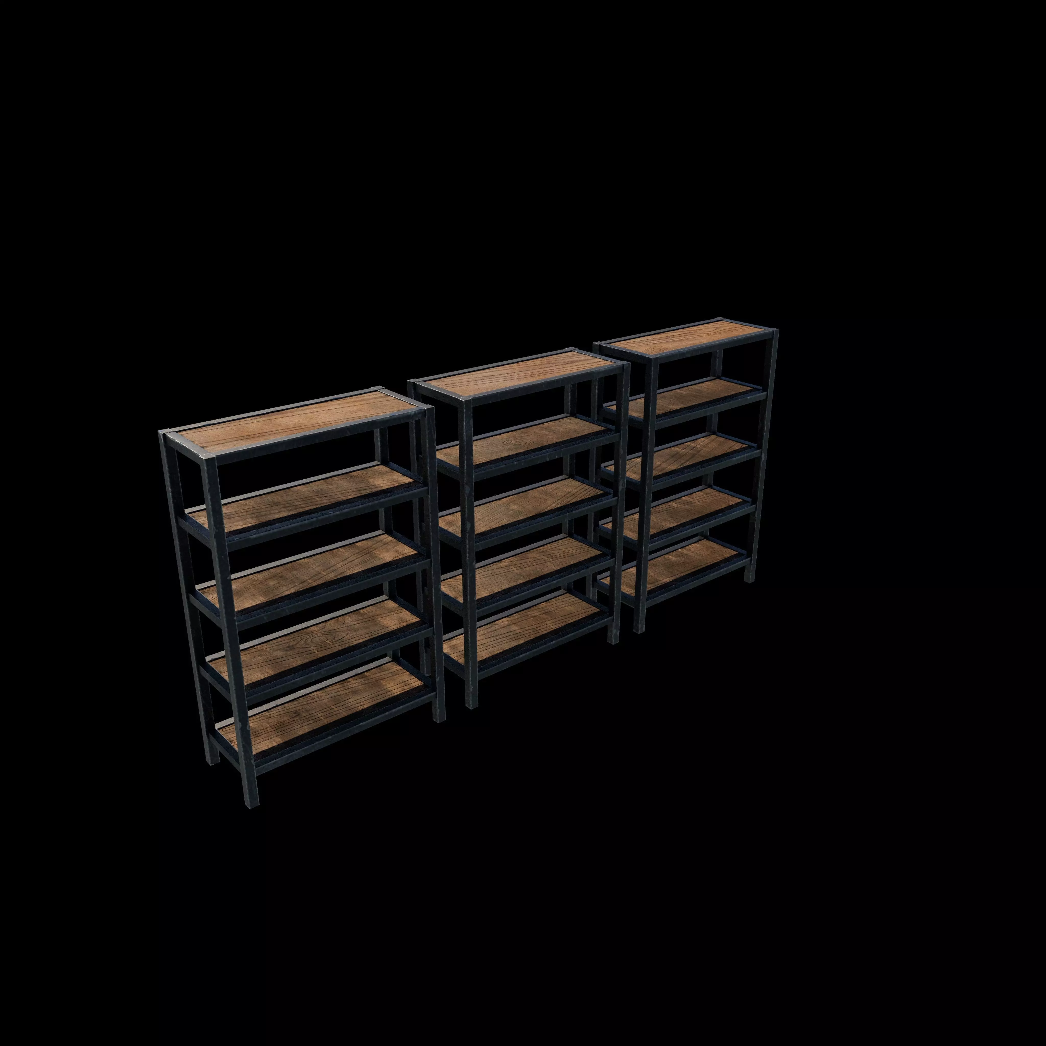shelving 3D model_2