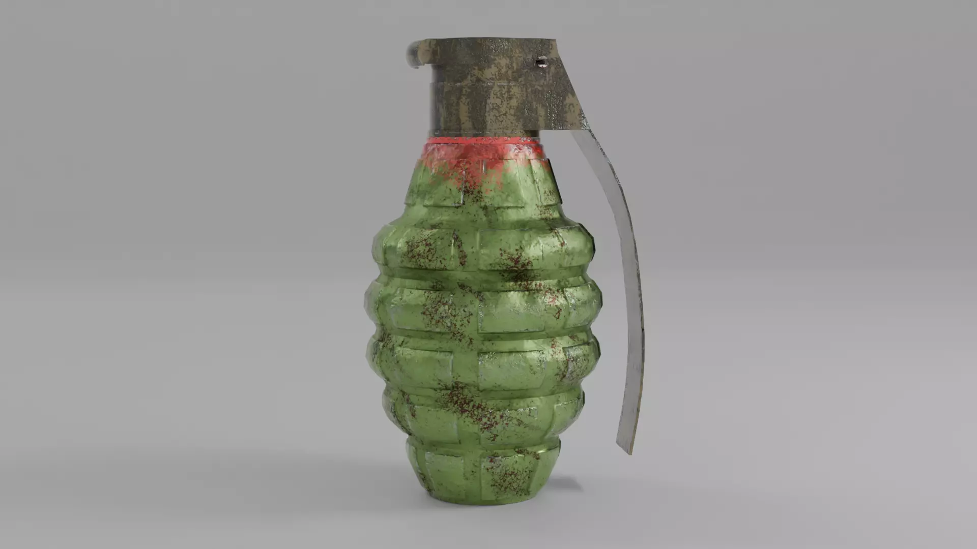 Grenade 3D Model - Low Poly Low-poly 3D model_0